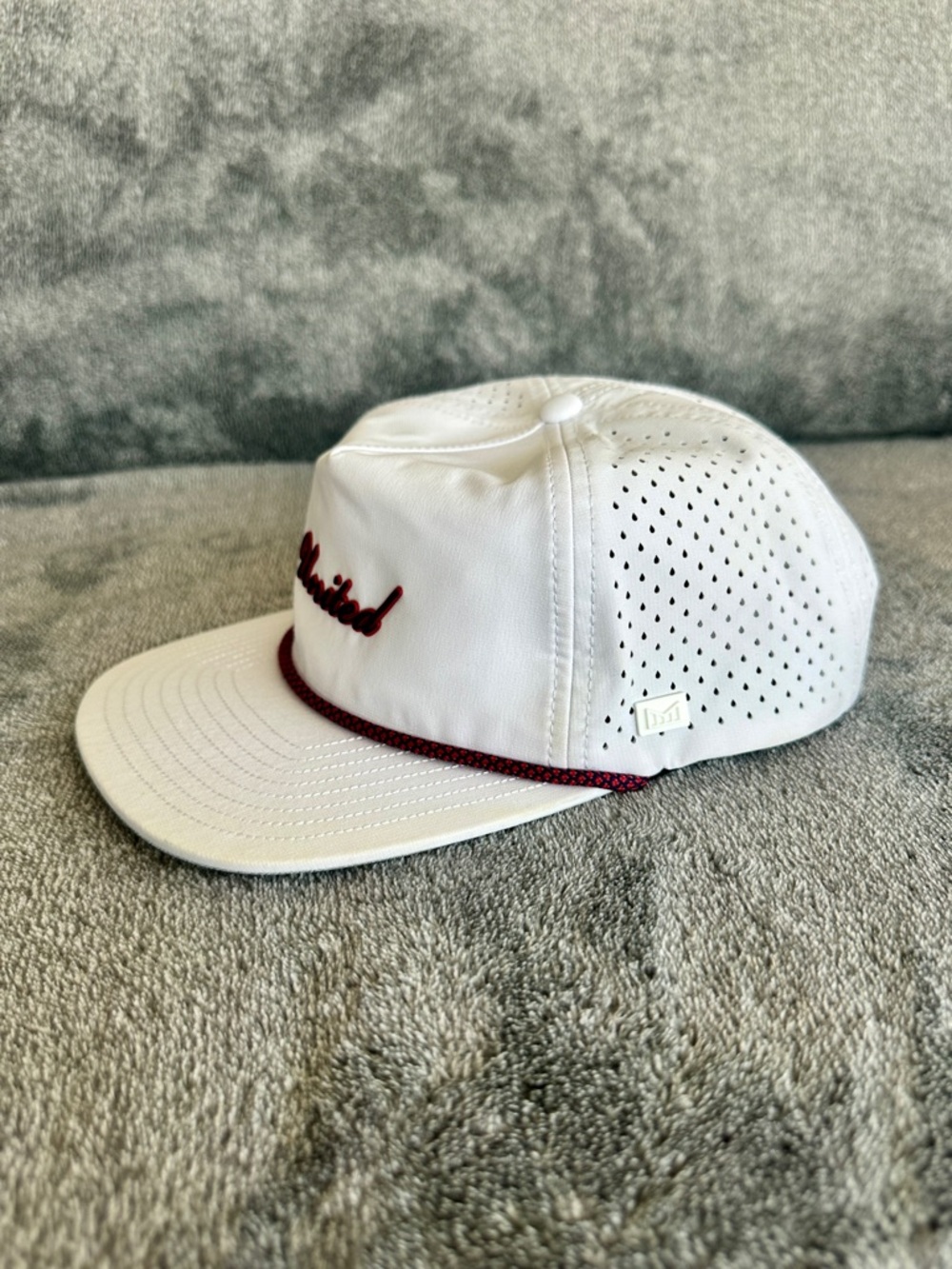 Melin Hydro Coronado Americana "United" USA Classic Size White Golf Hat Rope Cap